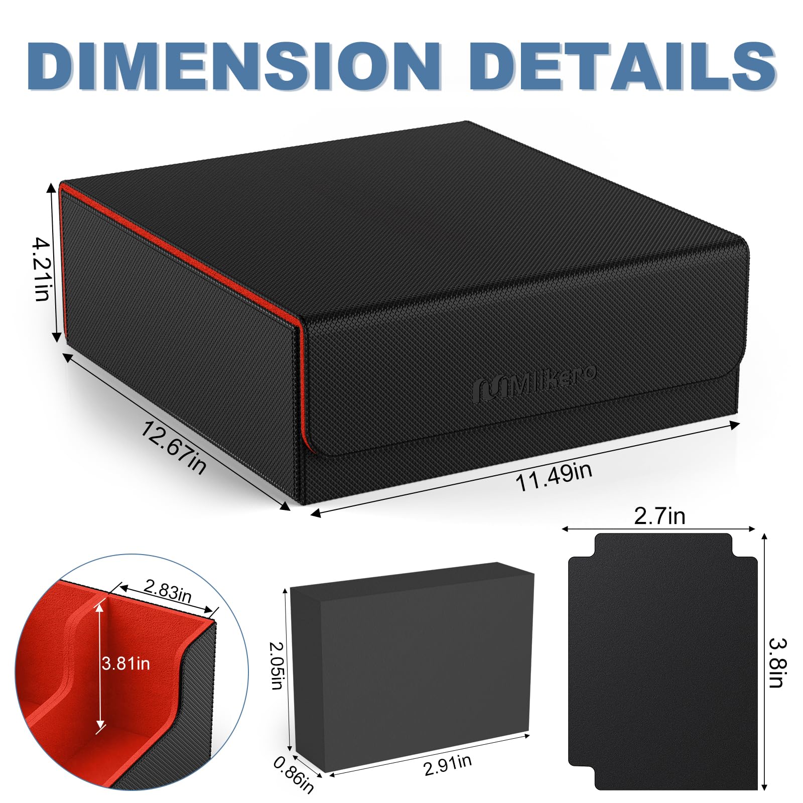 Mlikero case with waterproof exterior shields cards from moisture