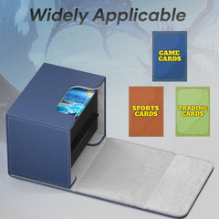 Mlikero card storage box exterior waterproof surface with microfiber interior protection