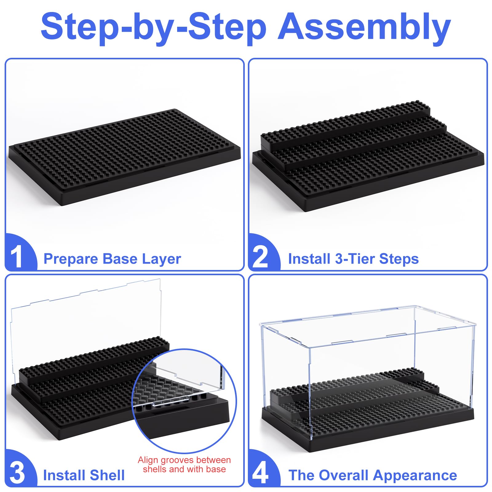 Mlikero compatible with most building blocks and vinyl figures