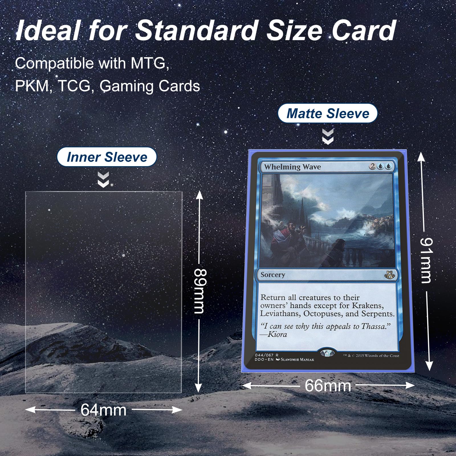 Mlikero double-sleeving setup demonstration with outer and inner sleeves