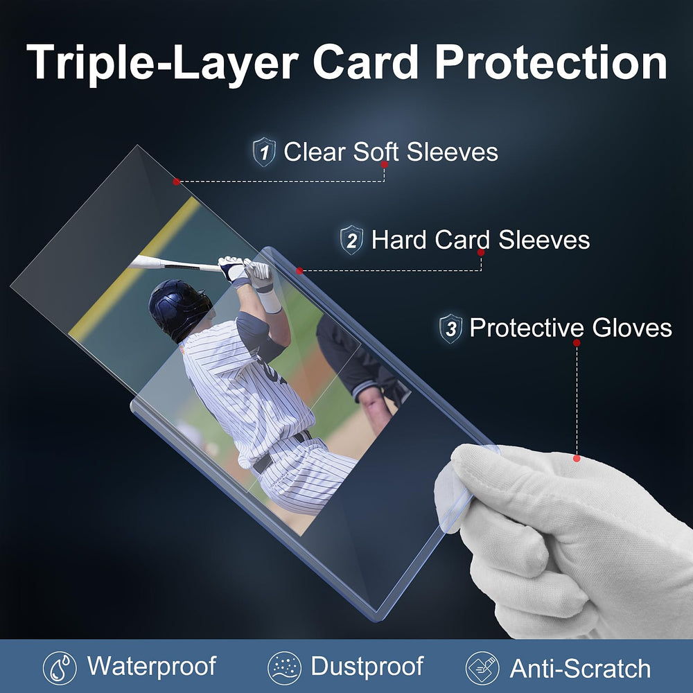 Mlikero top loaders offer clarity and resilience for everyday card protection.