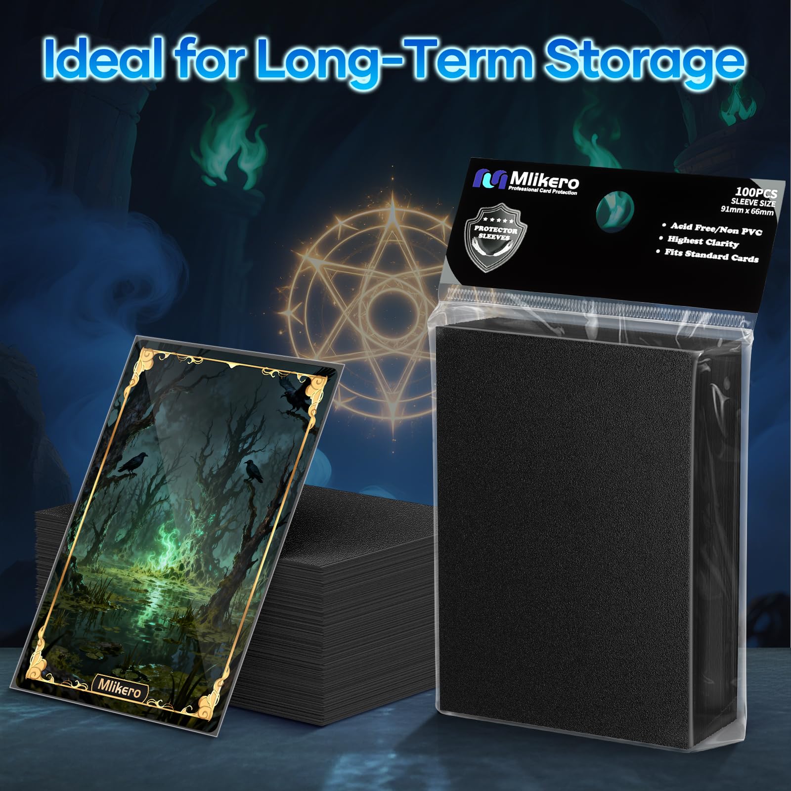 Mlikero dust and moisture protection helps keep cards clean during storage.