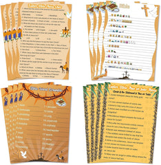 MLOLM 104-pcs Bible game cards pack, ideal for large family gatherings and church events.