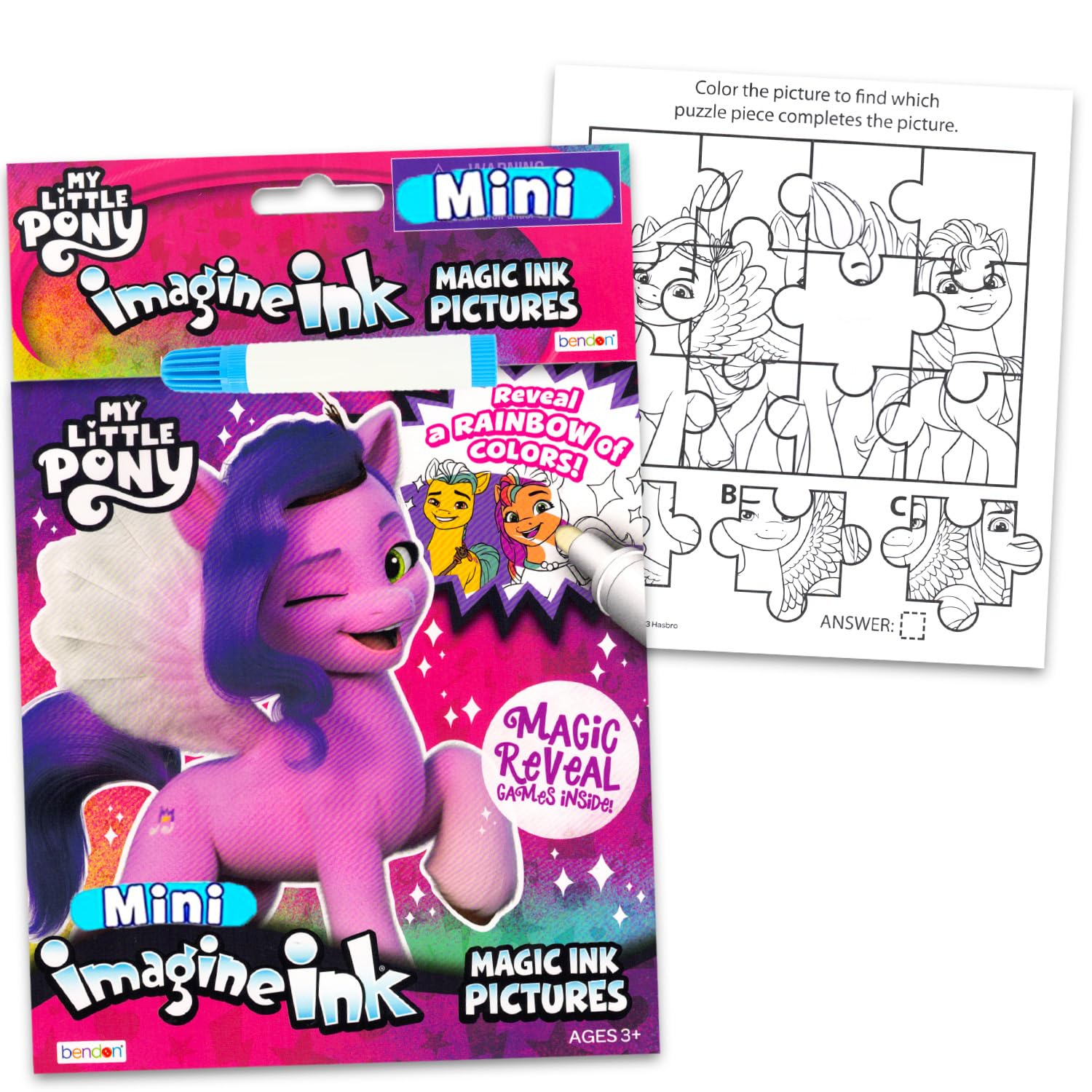 MLP four-book coloring set showing variety of activities