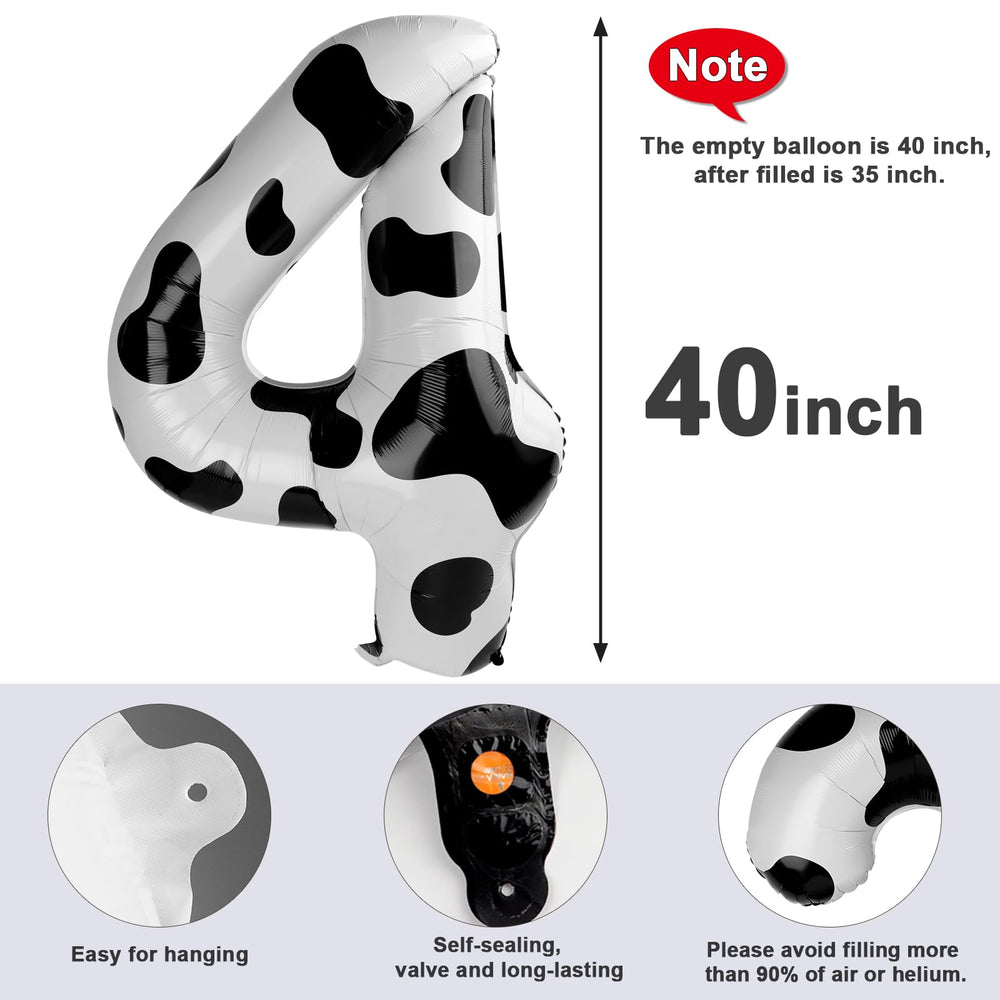 Mluchee giant number balloon used as floor display, large and eye-catching.