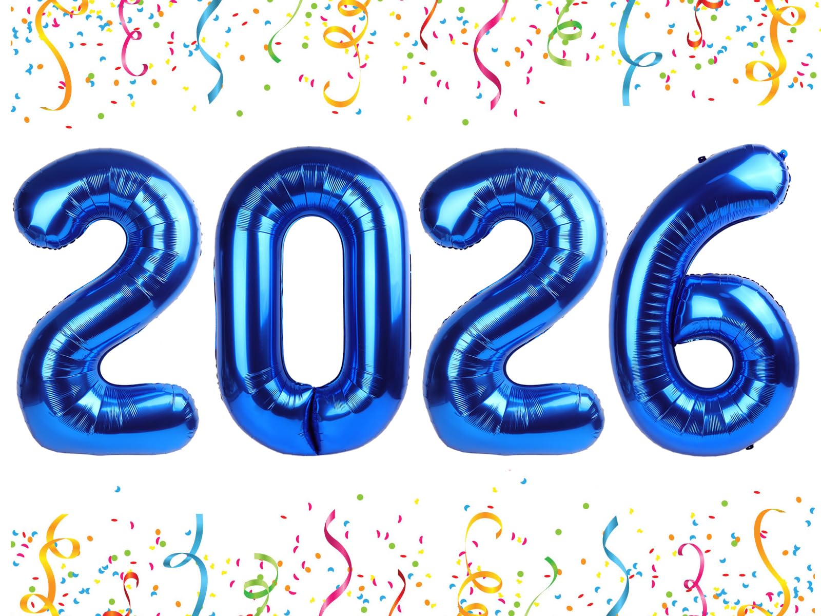 Mluchee 40-inch number balloons 2026 dark blue for standout photos.