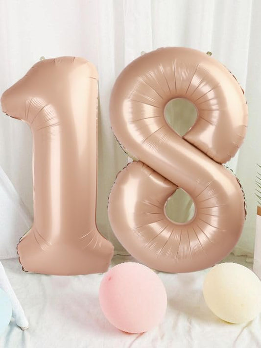 Mluchee 40-inch number 8 balloon wall decor enhances entryways and photos