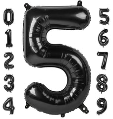 Mluchee 40-inch number balloon five for striking birthday photo moments.