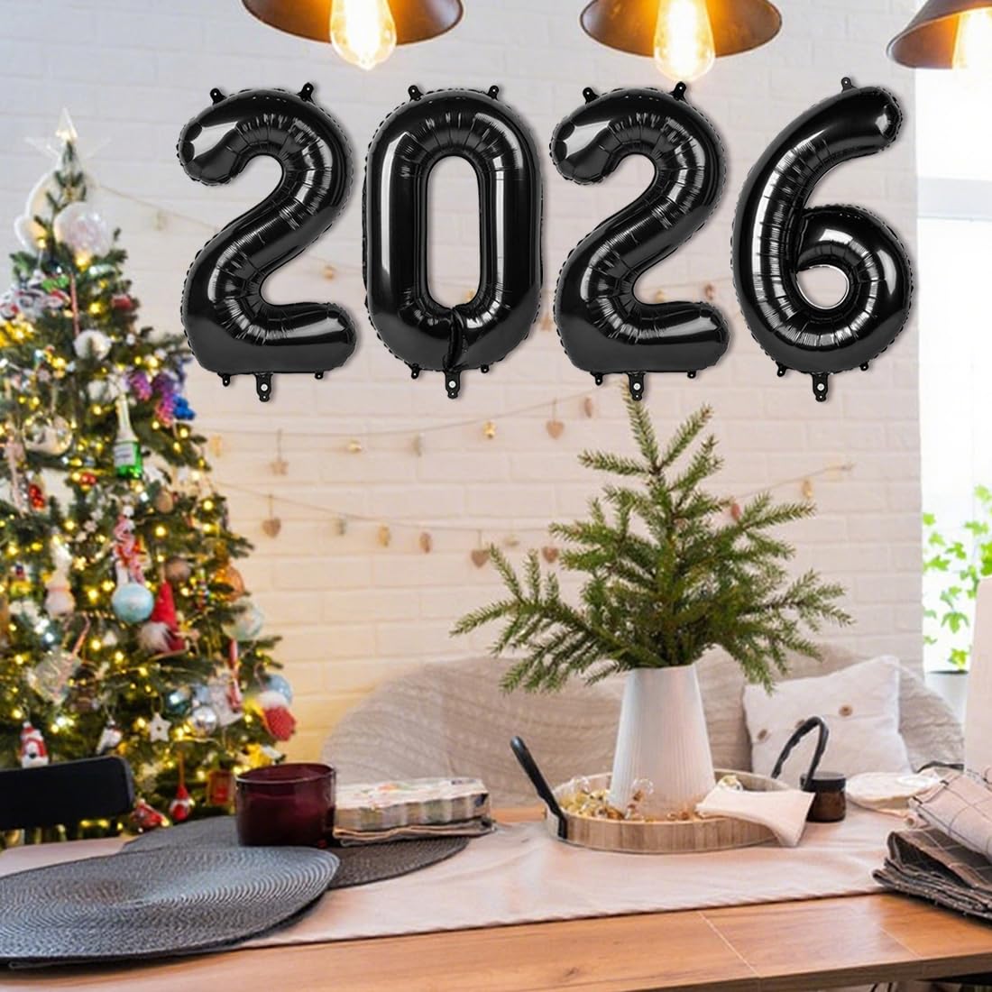 Mluchee foil 2026 number balloons float easily for events.