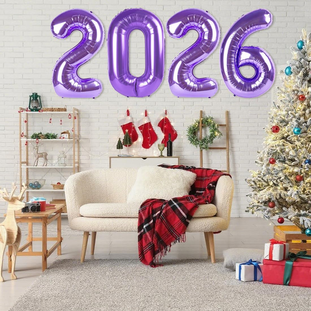 Durable foil number balloon by Mluchee ready for festive decor