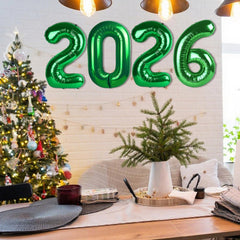 Mluchee graduation 2026 number balloon decor enhances celebration visuals.