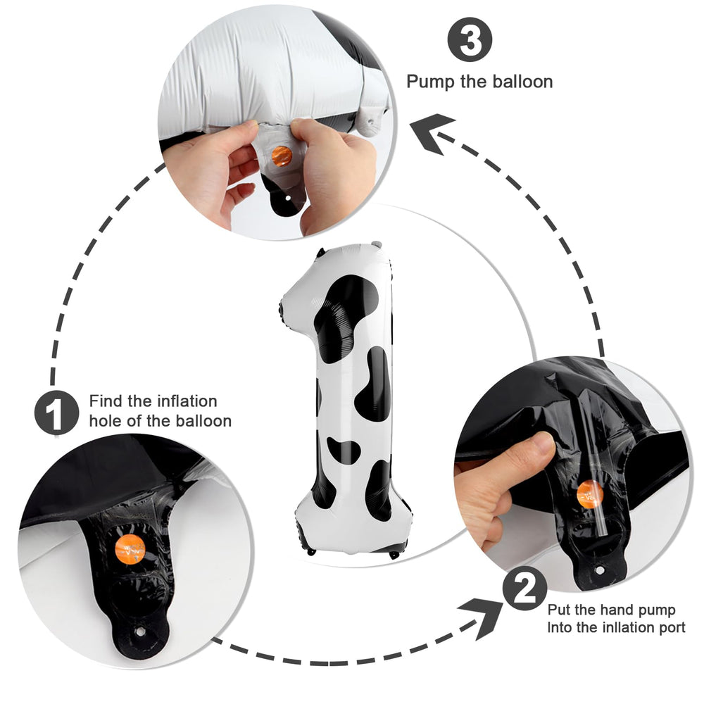 Mluchee inflation straw included enables quick setup and easy balloon adjustments