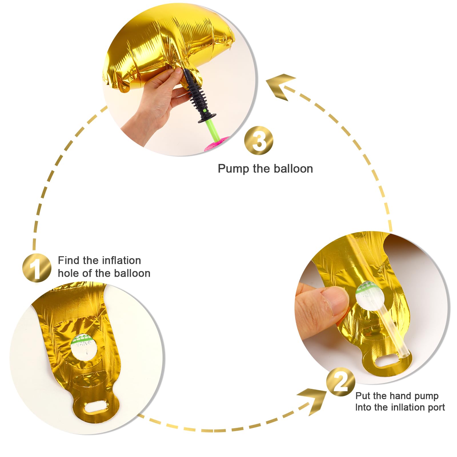 Mluchee 40-inch gold number balloon with embossed edges for premium look