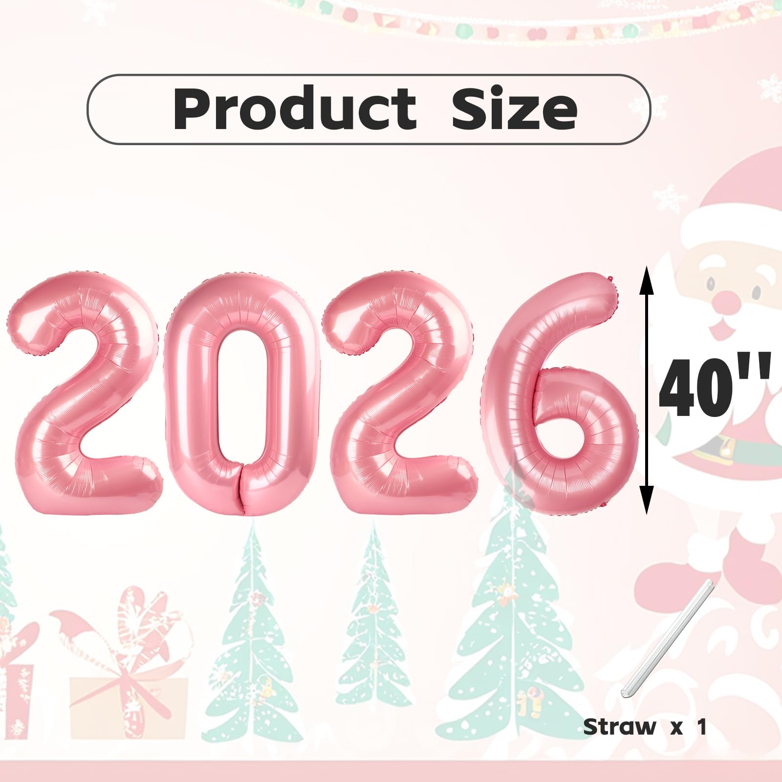 Mluchee number balloons wall door display for versatile party decor