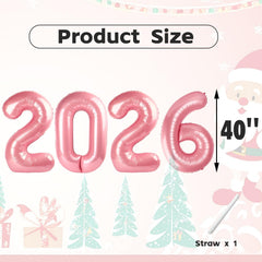 Mluchee number balloons wall door display for versatile party decor