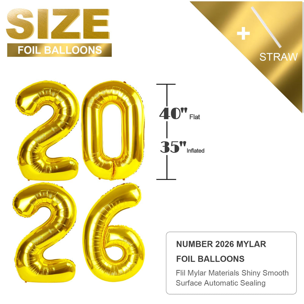 Mluchee 2026 number balloon 40inch versatile party decor idea