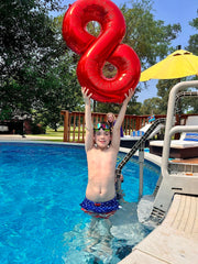 Mluchee self-sealing 8 balloon red offers quick inflation and easy reuse.