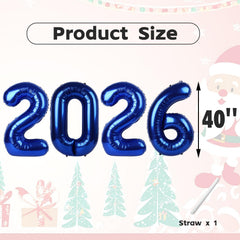Mluchee wall and window decor balloon 2026 foil 40inch navy blue enhances room display.