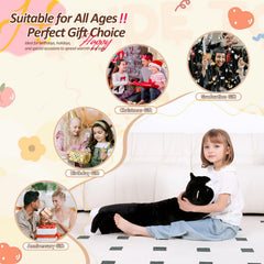 MMguai kid-friendly cat plush gift suitable for birthdays and holidays.