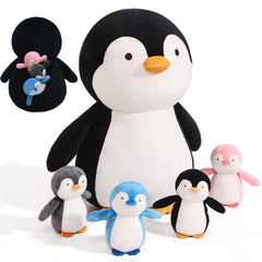 MMguai penguin family plush set ready for imaginative play