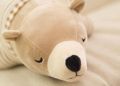 MMTTAO polar bear plush gift-ready presentation for holidays and birthdays.
