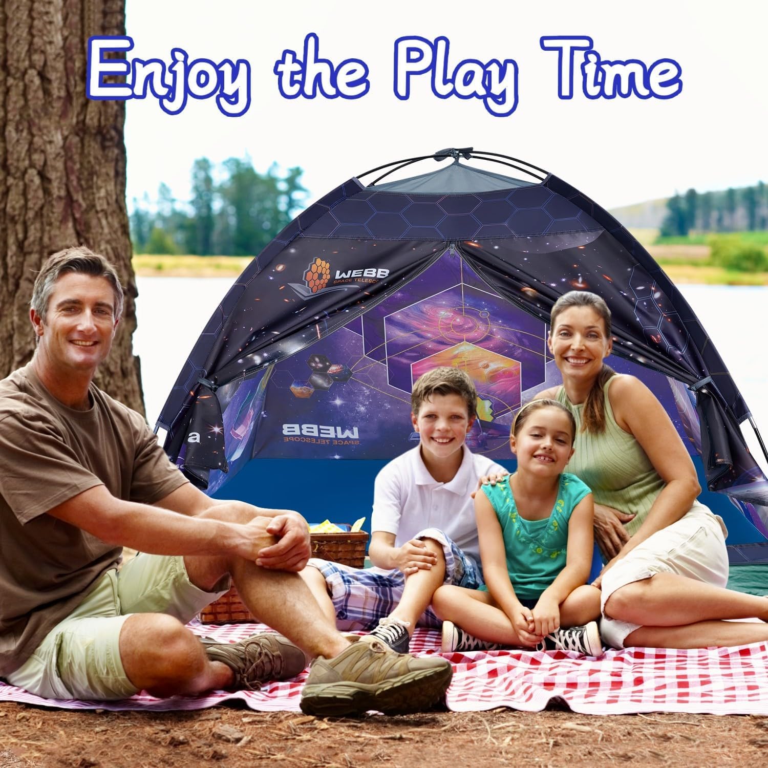 Mnagant James Webb tent portable design supports easy travel.