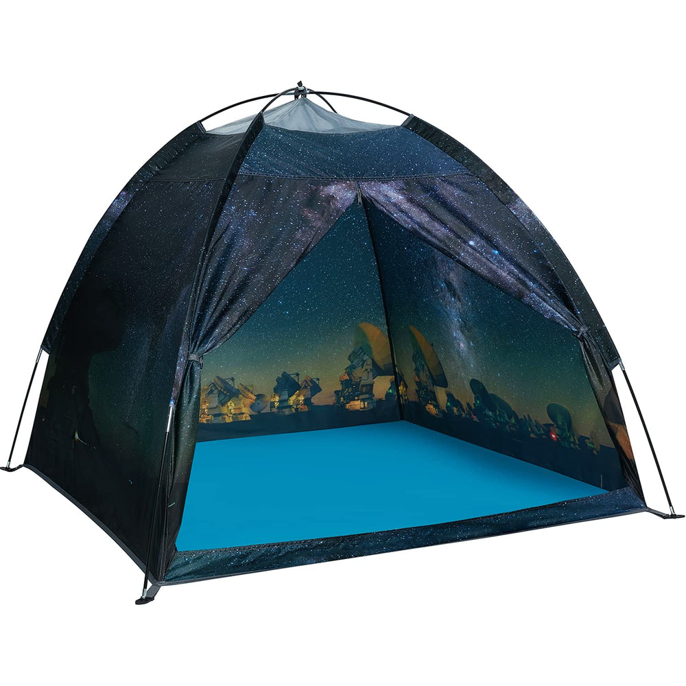 Mnagant Kids Play Tent starry night front view for imaginative indoor play