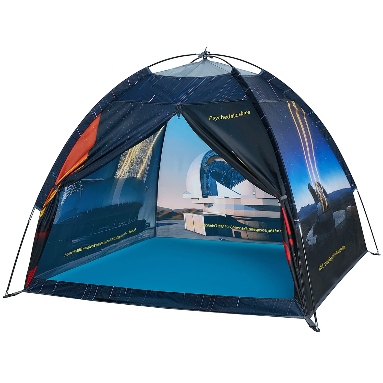 Mnagant Observatory Space Theme play tent invites imaginative play indoors.