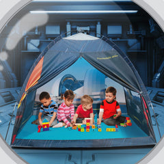 Mnagant tent is portable and lightweight for indoor and outdoor use.