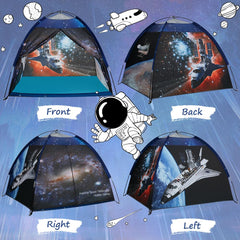 Mnagant Space Shuttle Atlantis Dome Tent interior, spacious for multiple kids.
