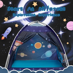 Mnagant Space World Play Tent open entrance—easy access for kids to enter and explore.