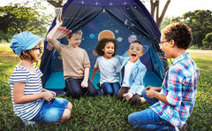 Mnagant Space World Play Tent poles-setup—fiberglass poles enable quick, secure assembly.