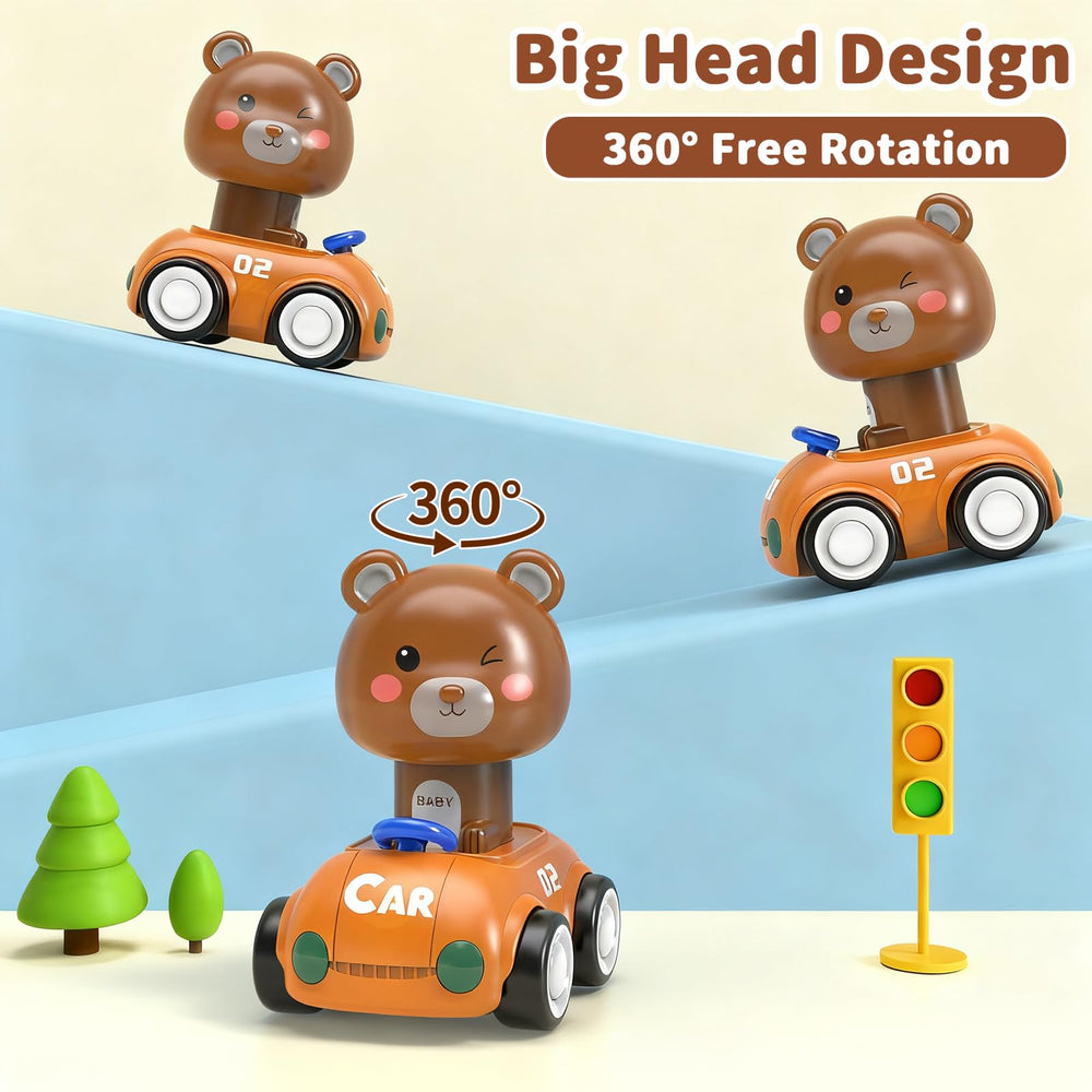 MNJCK animal racing cars encourage imaginative racing and role-play