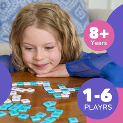 MÖBI Mobi blue whale pouch with tiles for portable learning on the go.