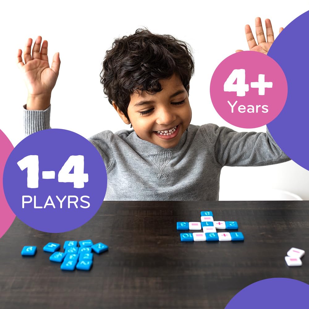 Mobi Kids number tiles blue shown with clear visual cues.