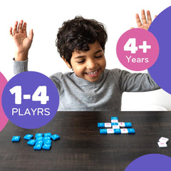Mobi Kids number tiles blue shown with clear visual cues.