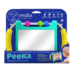 MÖBI Mobi Peeka mirror for tummy time with safe reflection and engagement.