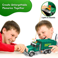Mobius Toys friction-powered truck rolls smoothly for longer play sessions.