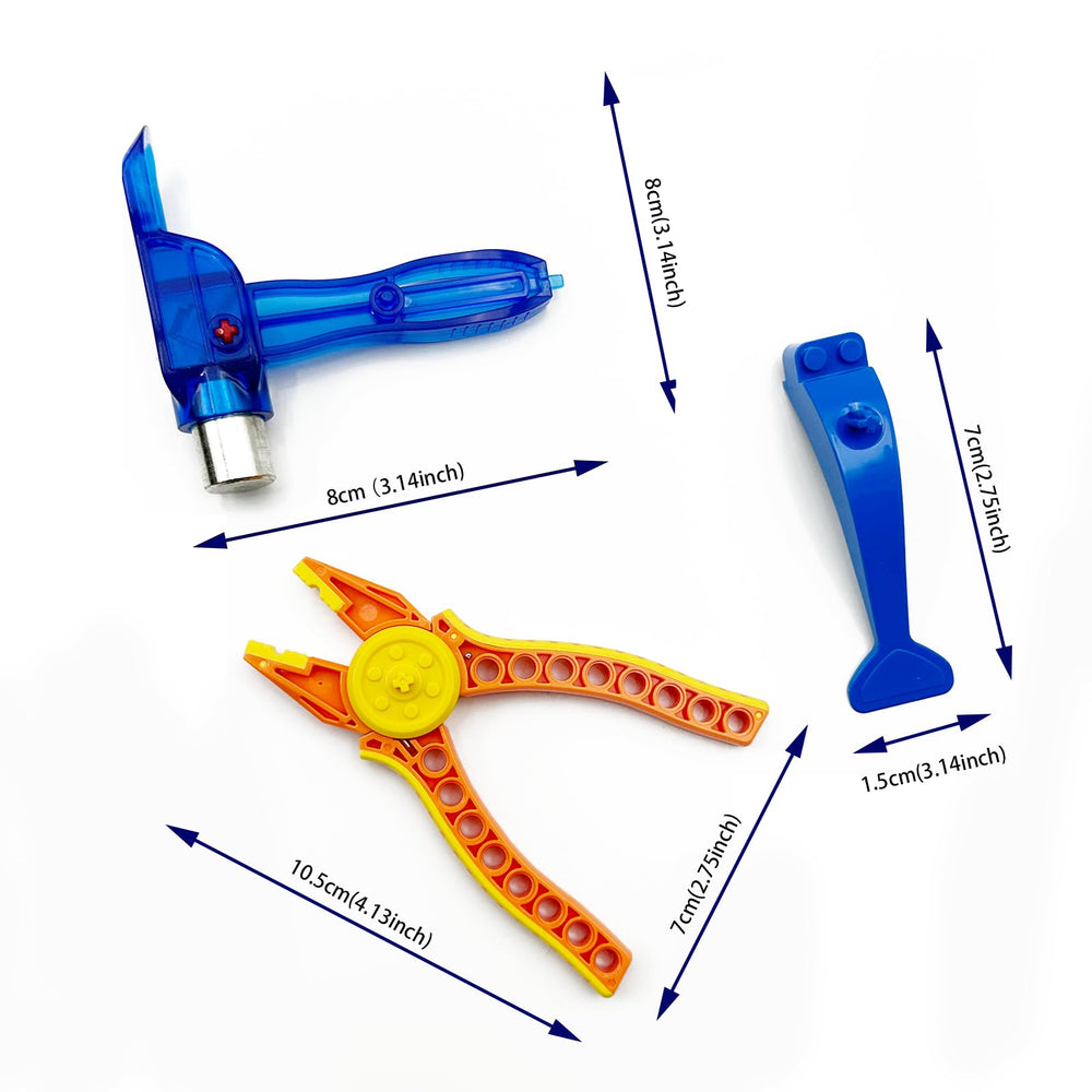 MOCBROPCS 4 in 1 toolkit ergonomic pliers providing secure grip for precise brick handling