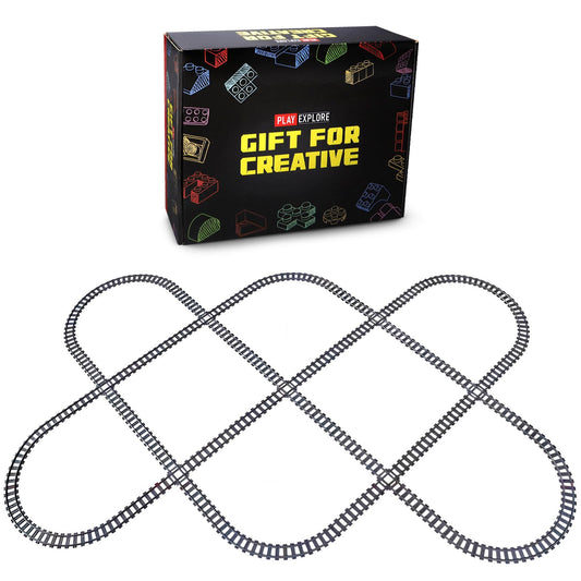 MOCBROPCS extension with 40 straight rails for smooth straight routes.