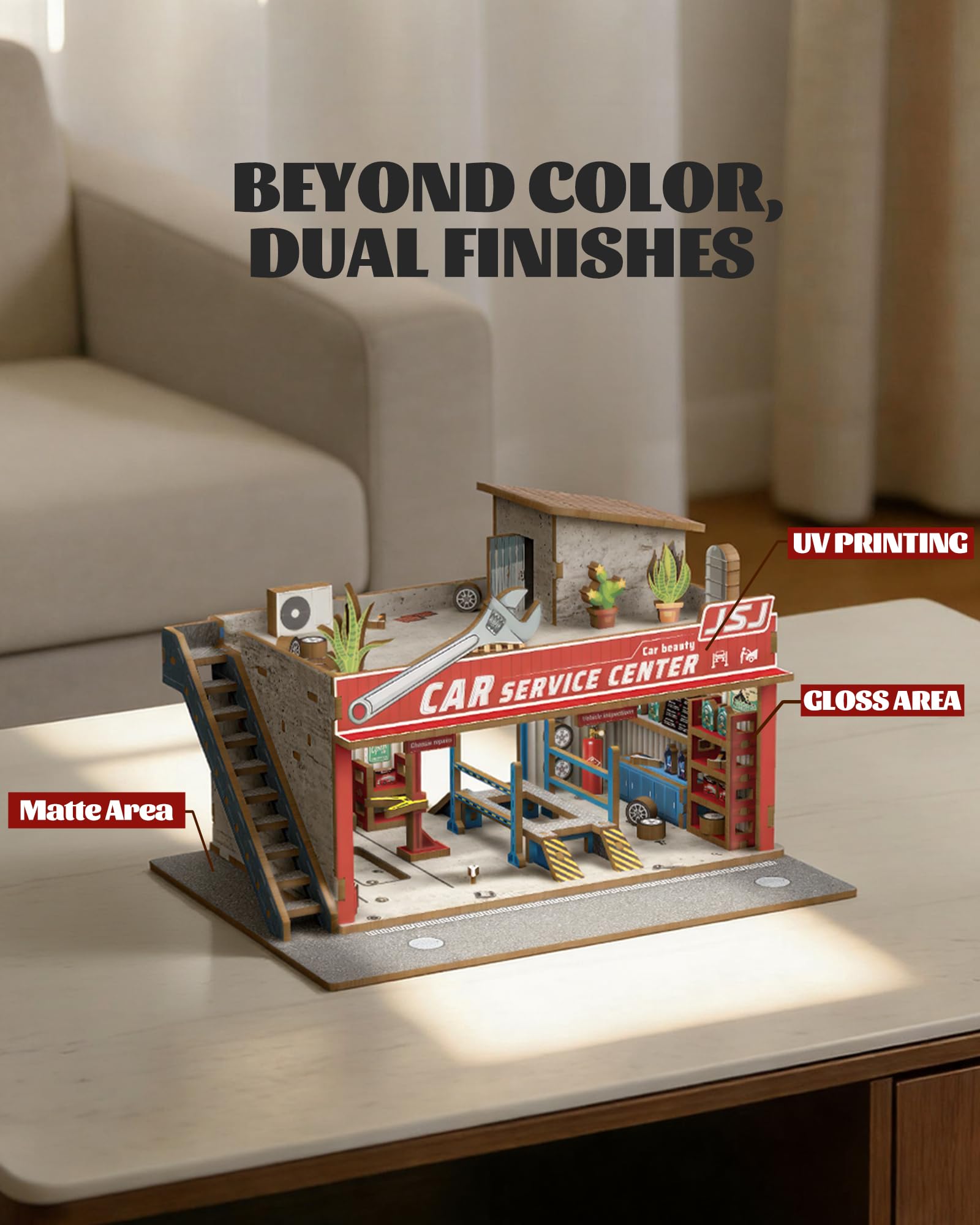 MOCBURIKU 164-scale diorama comes with tools and clear instructions.