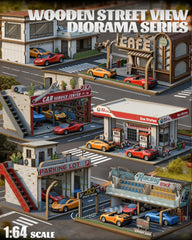 MOCBURIKU 164-scale diorama compact display saves space.
