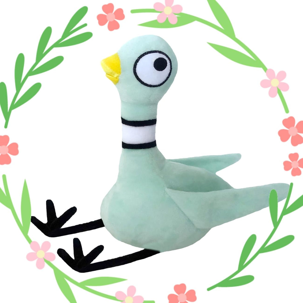 MOCHUJOM pigeon plush close-up showing soft fabric and friendly expression.