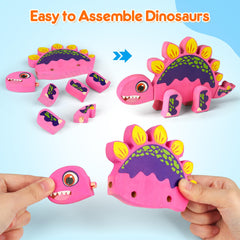 Mocoosy dinosaur stickers for detailed decorations and imaginative play