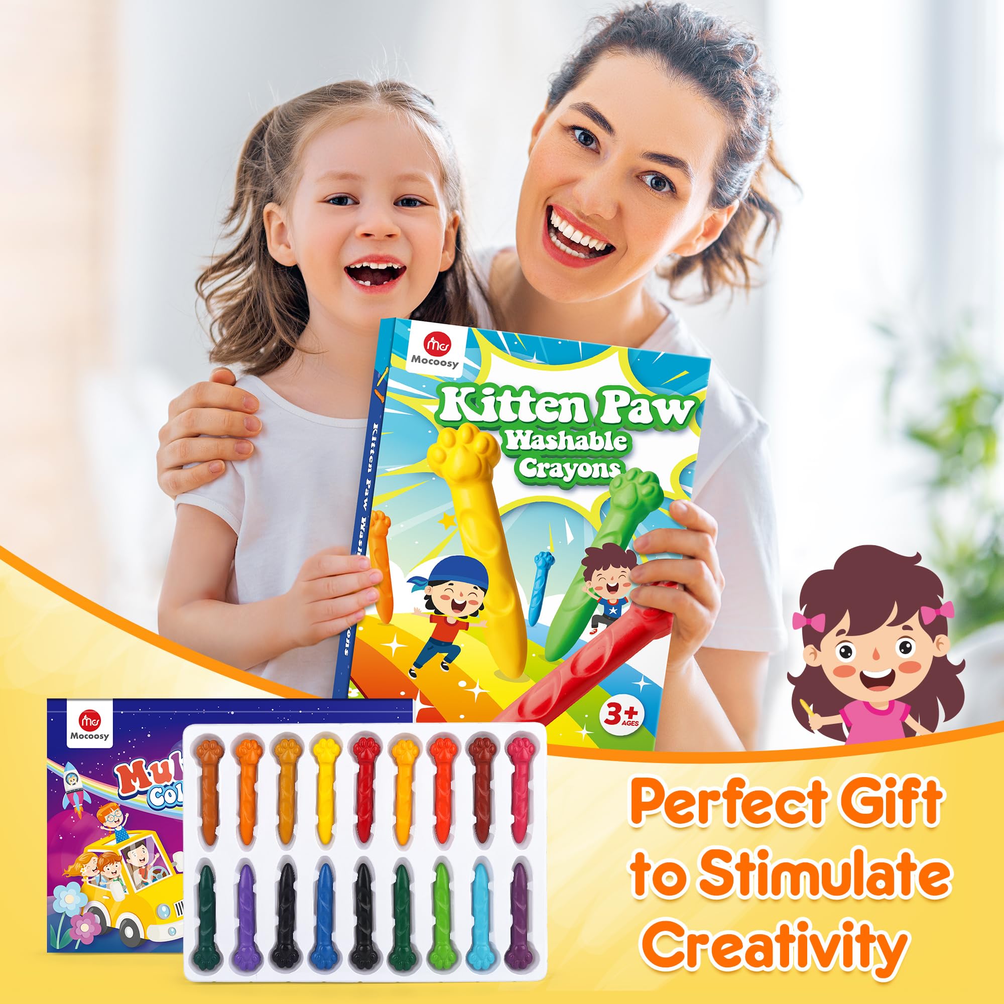 Mocoosy set makes a thoughtful gift for budding artists ages 18 months and up.