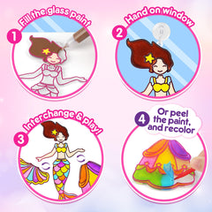 Interchangeable princess faces, dresses, and bodies for imaginative design