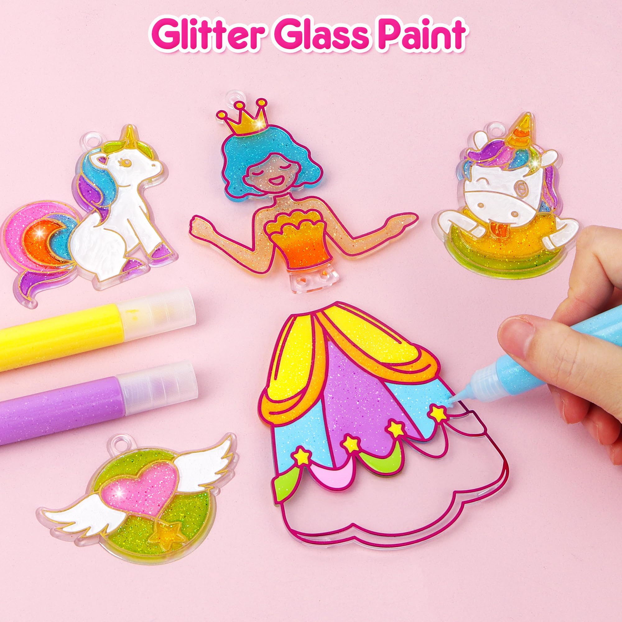 Peelable stained glass paint keeps art reusable