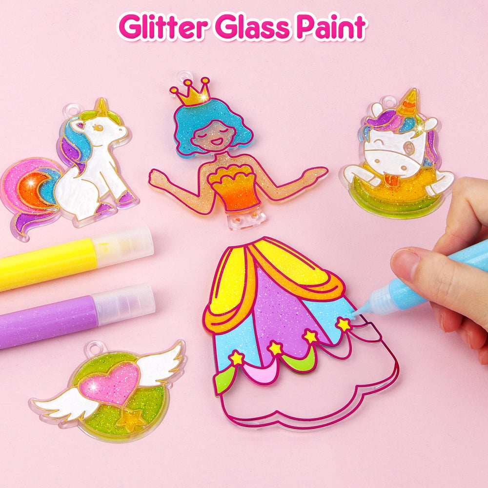 Peelable stained glass paint keeps art reusable