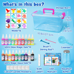 Mocoosy Water Elf Kit with 16 molds enables diverse underwater creature crafting.