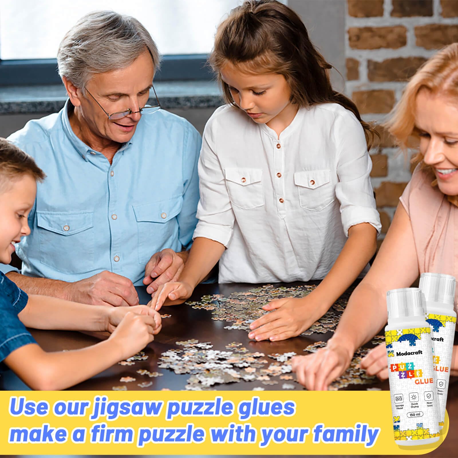 Modacraft glue easy-squeeze bottle for effortless coating
